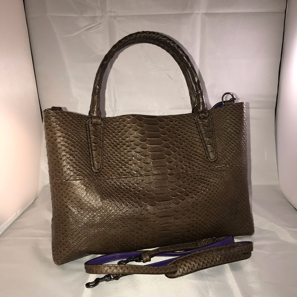 Coach Brown “Alligator” Bag